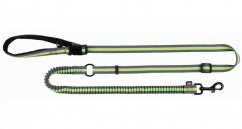 Jogging leash 1.33-1.80 m / 20 mm gray / green