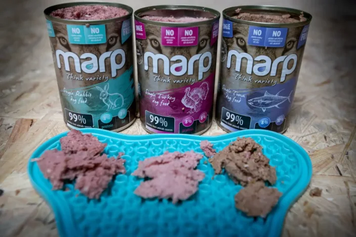 Marp Variety Single rabbit canned food for dogs 400g