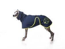 Blue Lucky Neon – prechodová softshell bunda pre psy