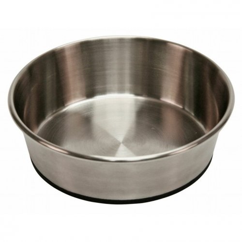 Non-slip stainless steel bowl for dogs, 425 ml