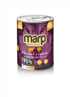 Marp Mix konzerva pre psov jahňa + zelenina 400g