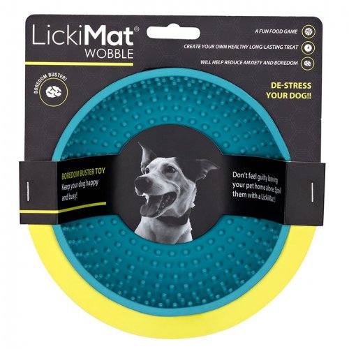 LickiMat Wobble Turquoise Lick Bowl