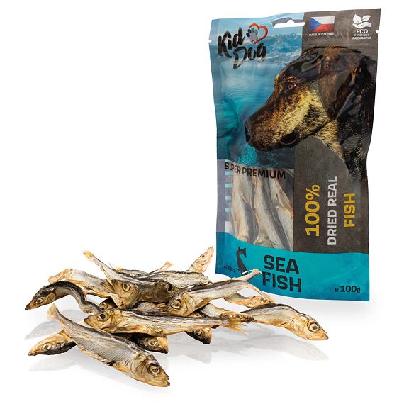 KIDDOG SUPER PREMIUM Rybičky – morské šproty 100 g