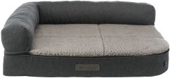 BENDSON Vital ortopedická pohovka s 1/2 okrajem, tmavošedá/světlešedá 80x60cm