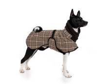 CITY TWEED TAIL-UP COAT – přechodový kabátek pro psy s ocáskem nahoru