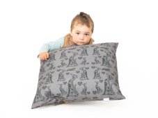 Mandala whippet cushion made of solid fabric