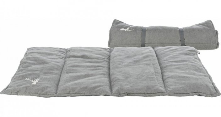 Travel blanket LENI, 100 x 70 cm, gray