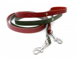 Leather leash, ZARYA strap width 15 mm