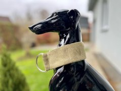 Obojek polostahovací KHAKI 5cm
