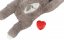 JUNIOR lenochod s tlukoucím srdcem, plyš, 34 cm