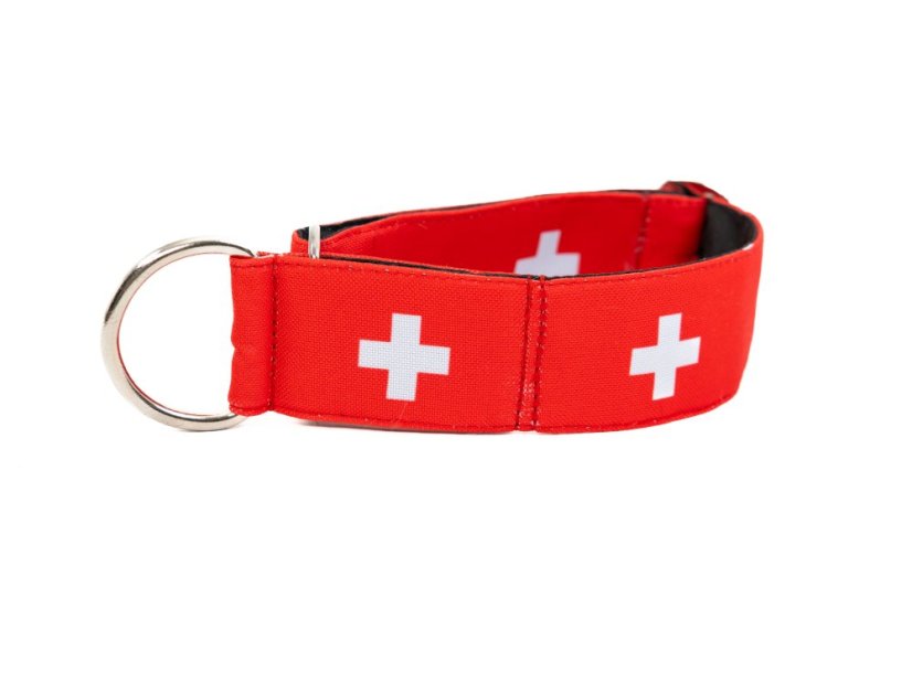 SWISS PREMIUM SET – Luxusní sada pro psa: obojek, vodítko a obal na očkovací průkaz