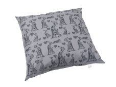 Mandala whippet cushion made of solid fabric