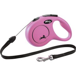 Flexi New Classic S šňůra 8 m, max. 12kg, - červená