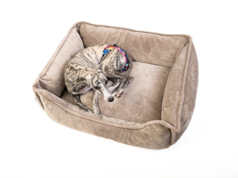 Pelech ROSA hranatý pro psy s ortopedickou výplní