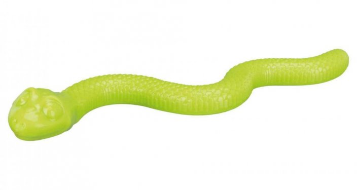 Snake made of TPR rubber, for treats and paste 42 cm