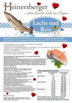 Lahůdkový losos a rýže - vyrobeno v Německu granule 1 kg