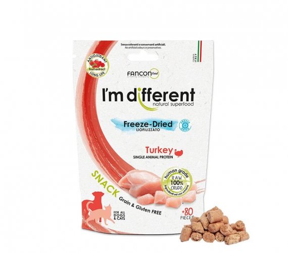 I'M DIFFERENT SNACK turkey - freeze-dried treat, 40 g