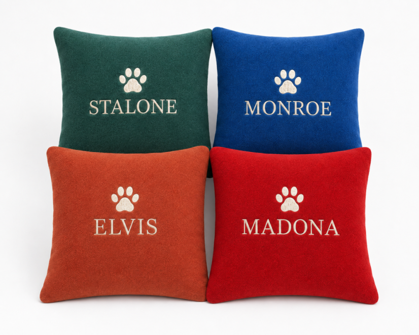 Personalizovaný polštář se jménem a výšivkou – MY FIRST PILLOW