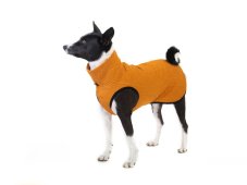 MUSTARD JACQUARD TAIL-UP SWEATER – svetr pro psy s ocáskem nahoru