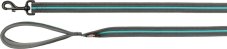 TRIXIE FUSION leash, extra long, 1.80 m / 17 mm, graphite / ocean