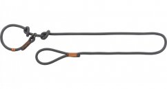 BE NORDIC leash - dark gray / brown S-M:1,70m/8mm