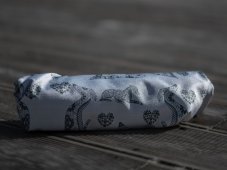 Bag with a greyhound mandala motif