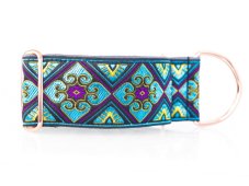 Nylonový obojok LUXURY BLUE