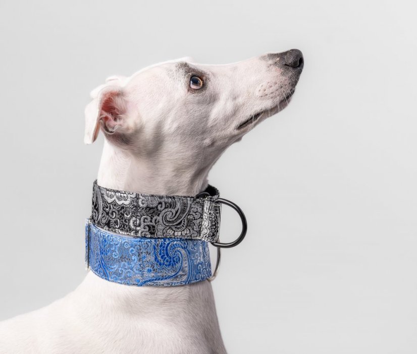 Brokátový luxusný obojok