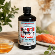 Lososový olej 100% NATURAL – podpora srsti, kůže a vitality