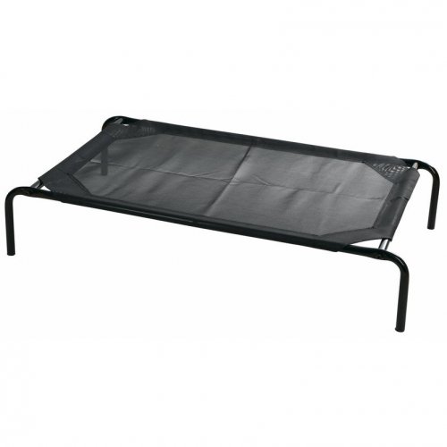 Dog bed, 107 x 65 x 20 cm, black