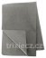 Towel with high absorption in a plastic package 66 x 43 cm gray
