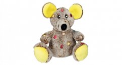 TRIXIE Plush mouse with polka dots 17 cm