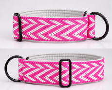 Polostahovací obojek pro psy - PINK 4cm