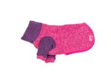 Sveter pre psov s chvostíkom hore – DUO PINK/PURPLE, vel. XXS