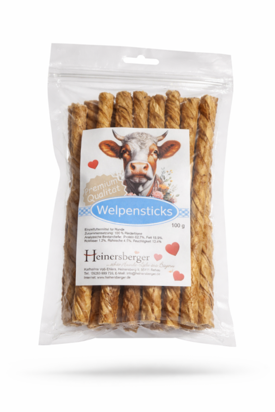 Puppy Chew Sticks – 100% hovězí 100 g