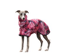 RainStopper Cordura Flamingo Shell – lightweight waterproof dog raincoat