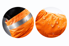 AquaShell Tail-Up – 100% nepromokavá pláštěnka pro psy s ocáskem nahoru