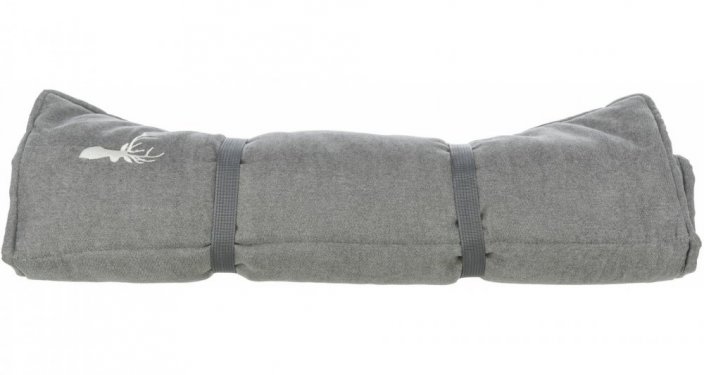 Cestovná deka LENI, 100 x 70 cm, sivá