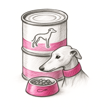Canned dog food