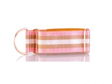 Golden Whisper – 5 cm obojek v odstínu rose se zlatým zdobením