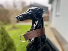 Obojek polostahovací HNĚDÝ 3,5cm