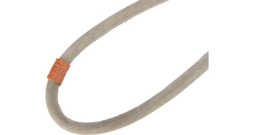 BE NORDIC kulaté kožené vodítko 1.20 m/ 8 mm, šedá
