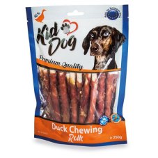 KIDDOG kačacie mäsko na byvolej tyčinke 250 g