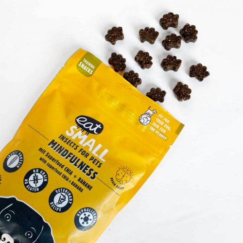 Eat Small Mindfulness Insect treats with chia and bananas 125 g