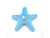 Dog squeaking toy - Blue star