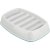 Miska k pomalému krmení, design mříž, 0,25l/21 ×14 cm, plast/TPR, šedá