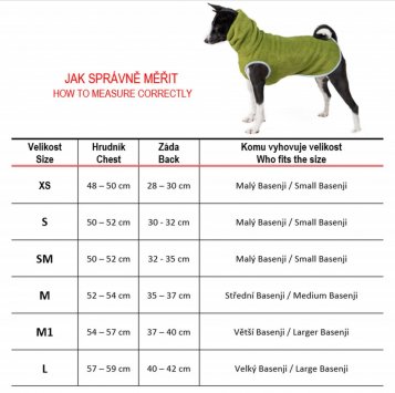 How to properly measure a dog for clothing, collars and harnesses. Easy-to-understand measurement guide