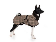 CITY TWEED TAIL-UP COAT – přechodový kabátek pro psy s ocáskem nahoru