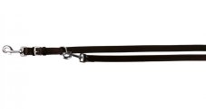 Vodítko kožené ACTIVE S-M 2,00m/13 mm, - černé