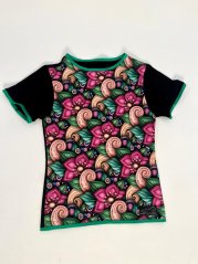 Dámské tričko KVĚTY S